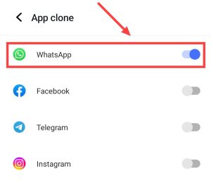 Enable WhatsApp 