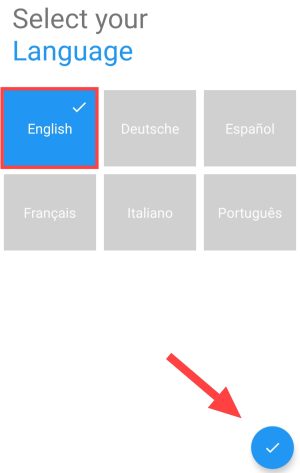 Select language 