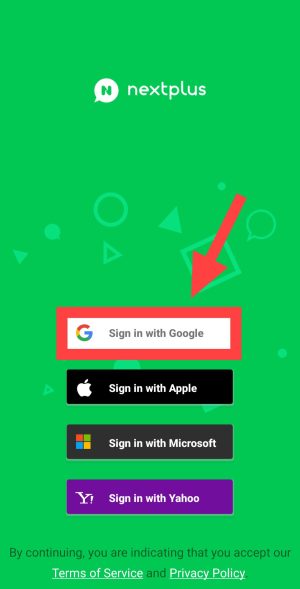 sign in with google